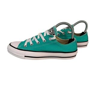 Converse Chuck Taylor All Star Low Top Teal Canvas Shoes Women's 6 / Men's‎ 4